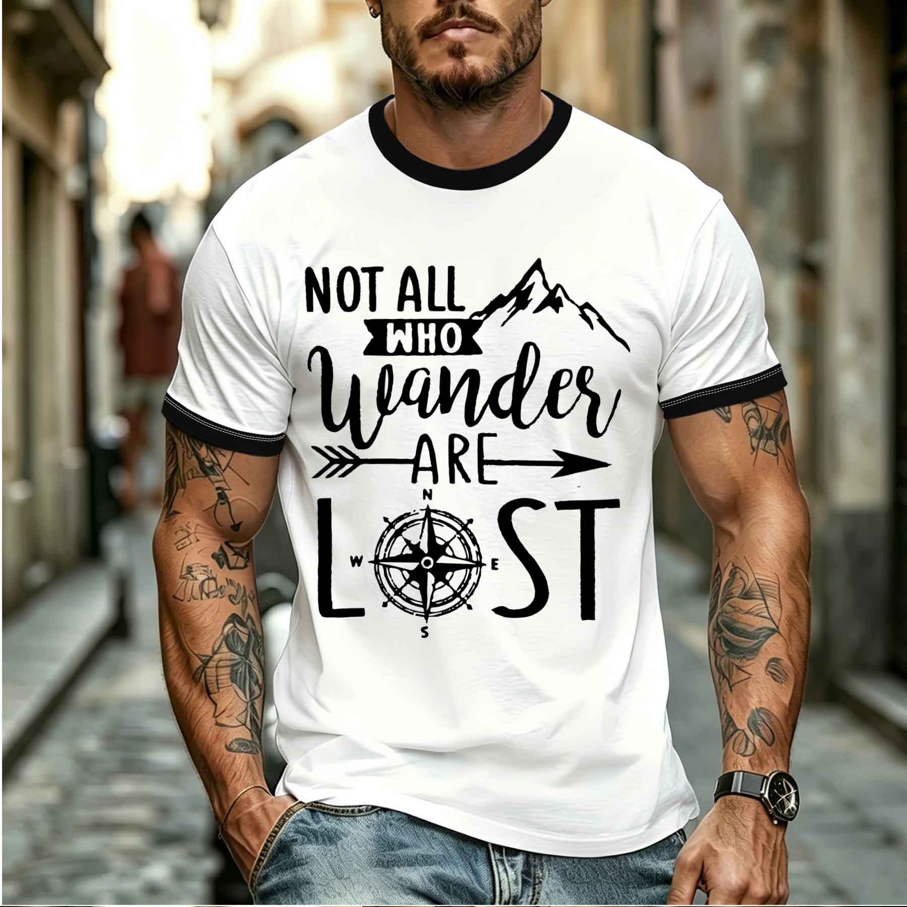 Outdoor Adventure Quotes - 2026 nieuw model Tee Stijlvol en