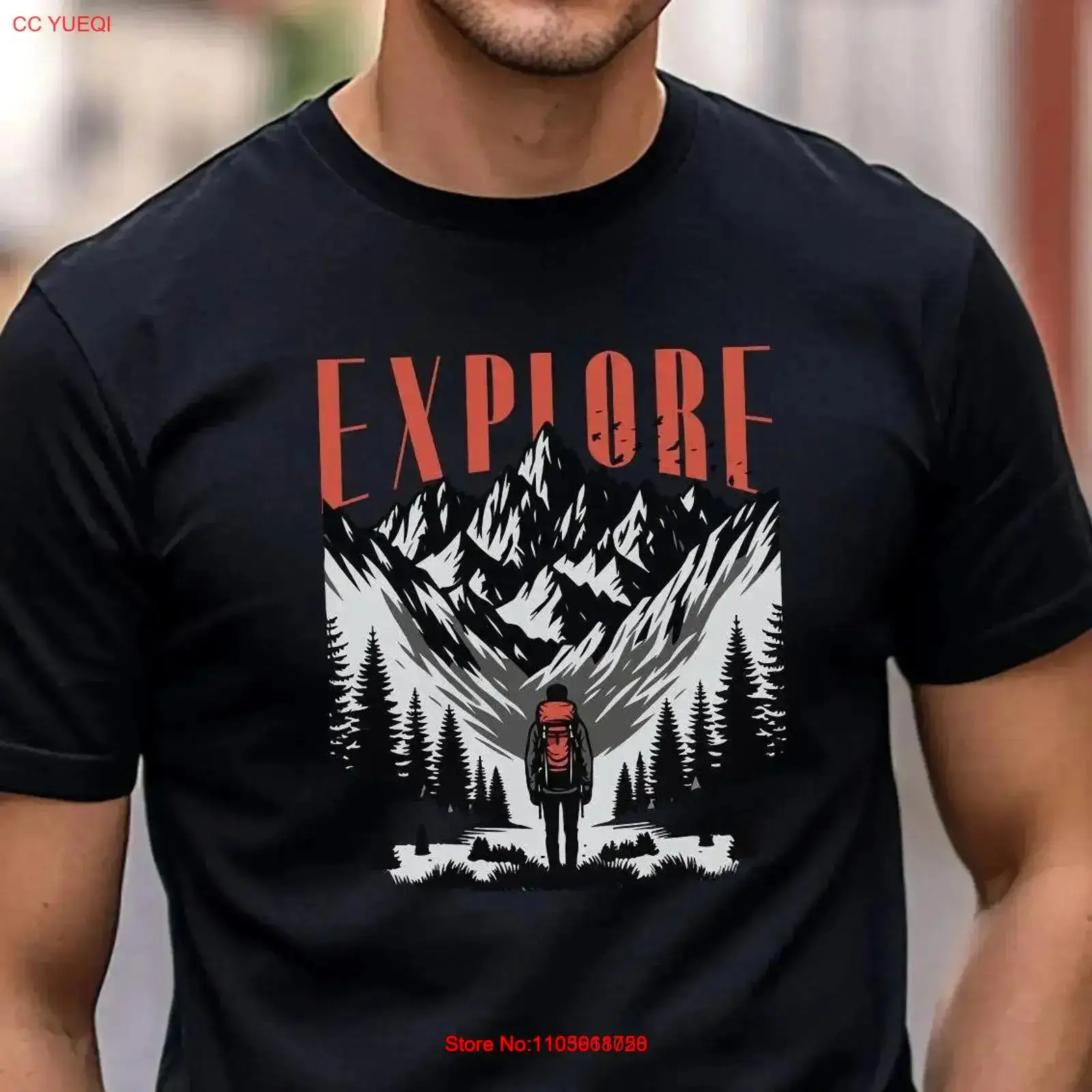 Outdoor Adventure Ideas - Wandel-T-shirt Natuurliefhebber Man Avontuur Bergen Idee