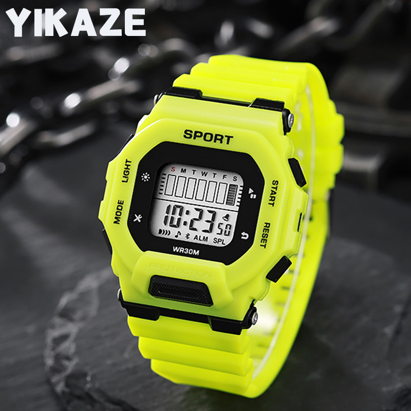 Outdoor Adventure Watches - YIKAZE Heren sporthorloge Waterdicht LED Digitale