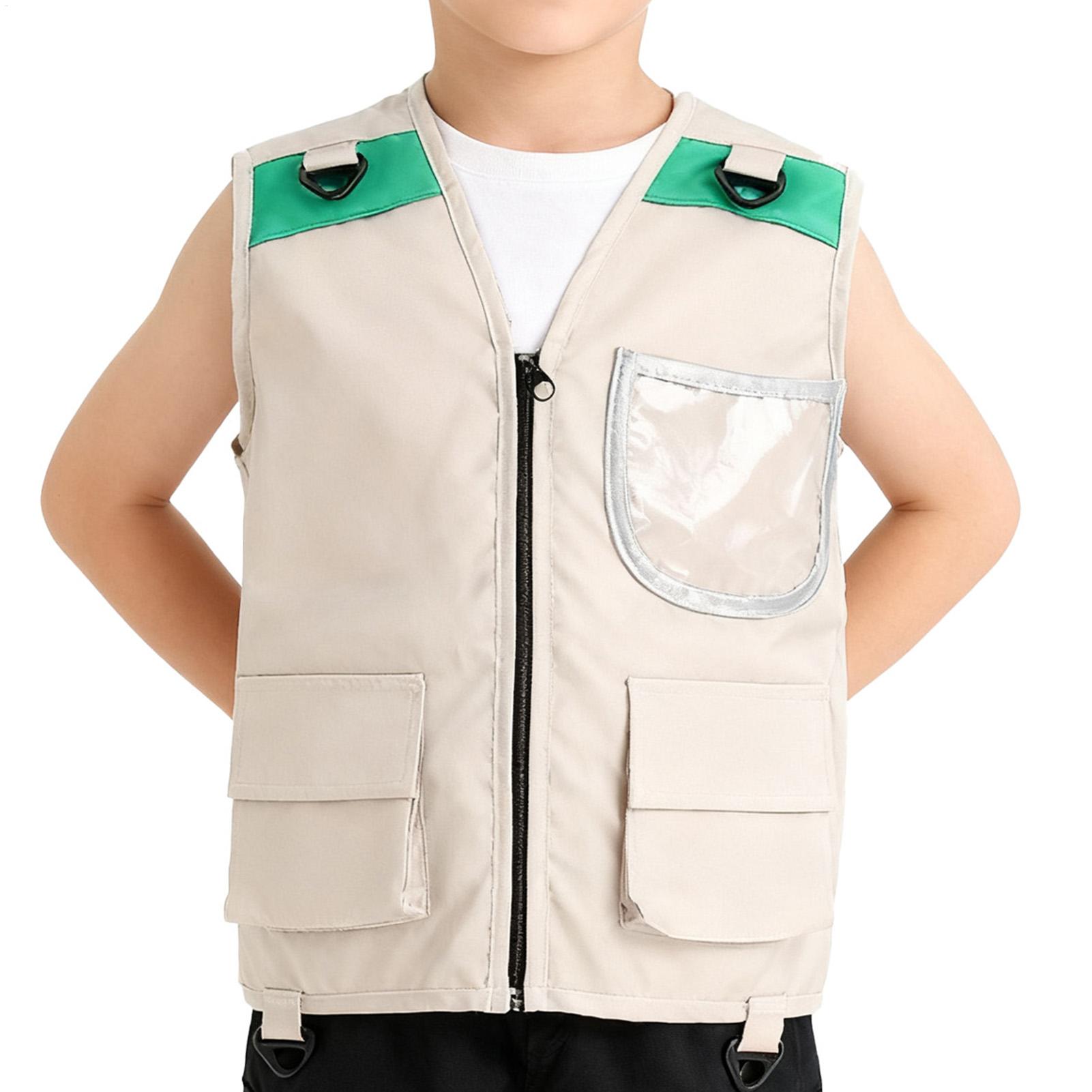 Outdoor Adventure With Kids - Kids Explorer Vest-kostuum Safari Cargo Vest