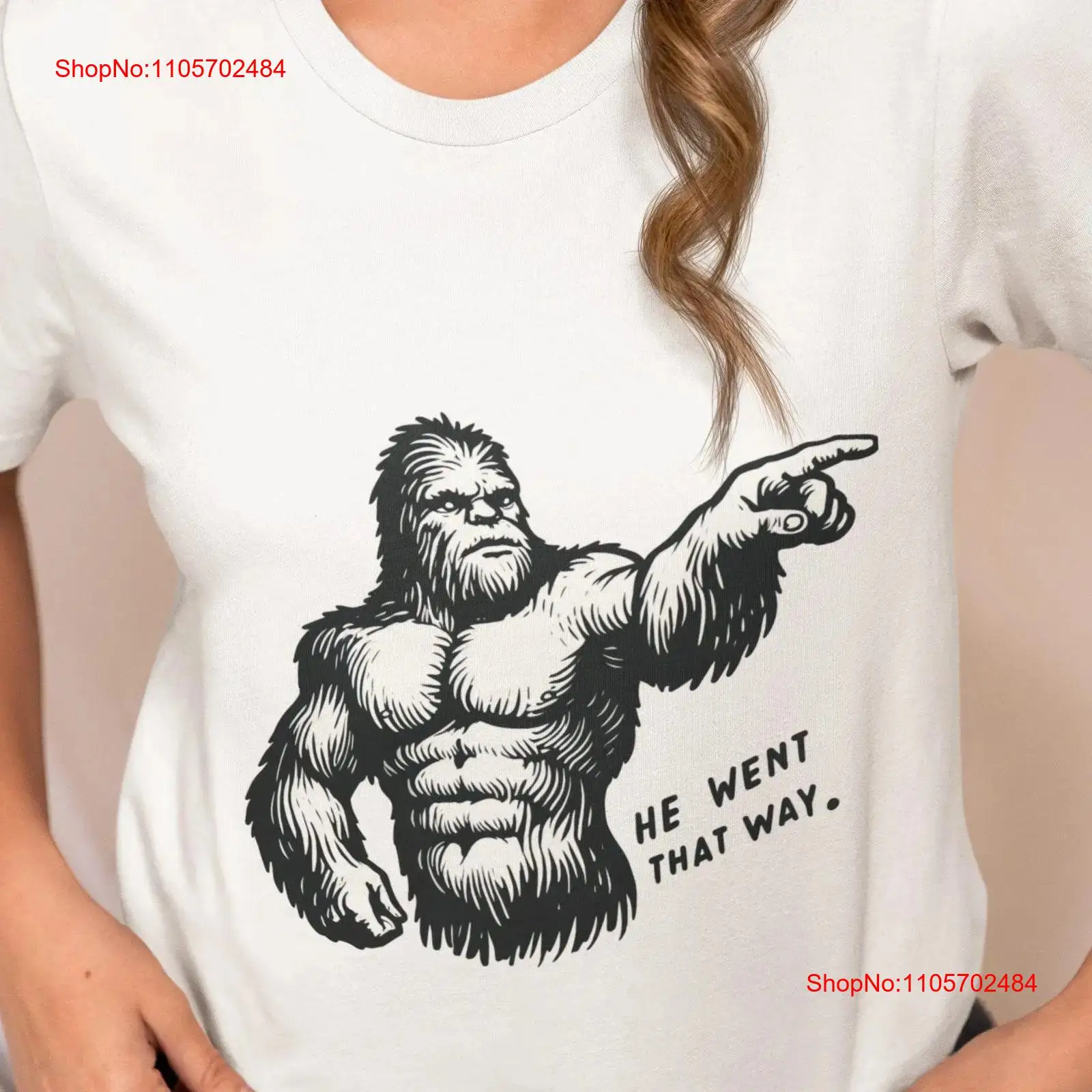 Outdoor Adventure Ideas - Gespierde Bigfoot T-shirt grappige Sasquatch hij