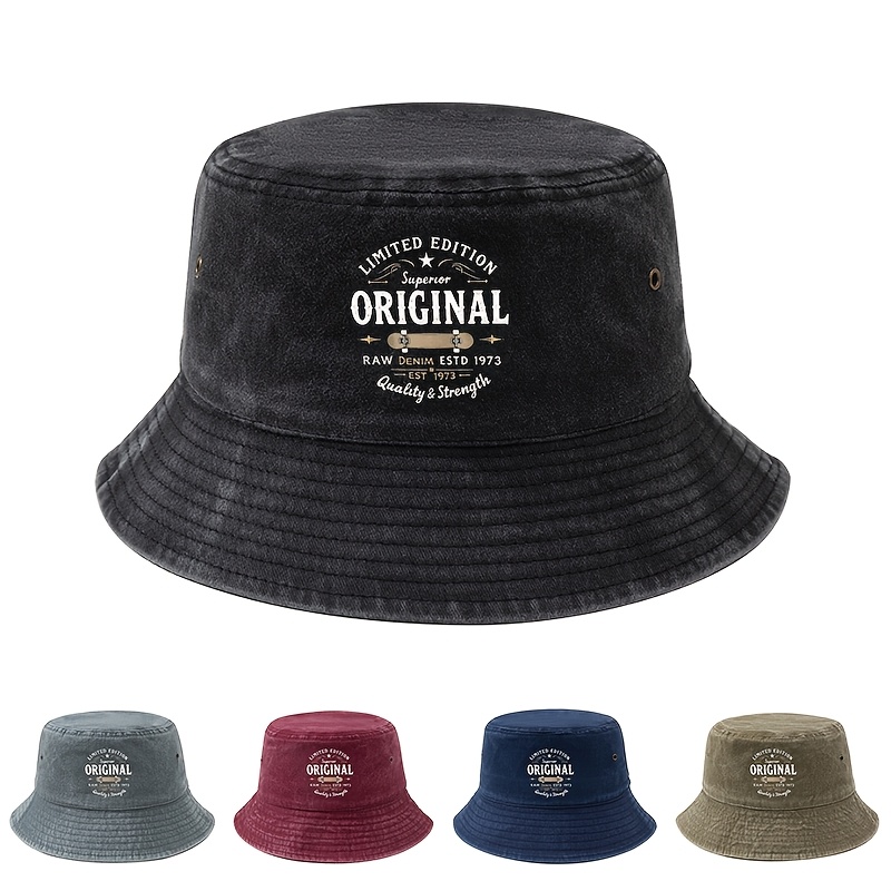 Outdoor Adventure Brands - Trendy unisex bucket hat met bedrukte