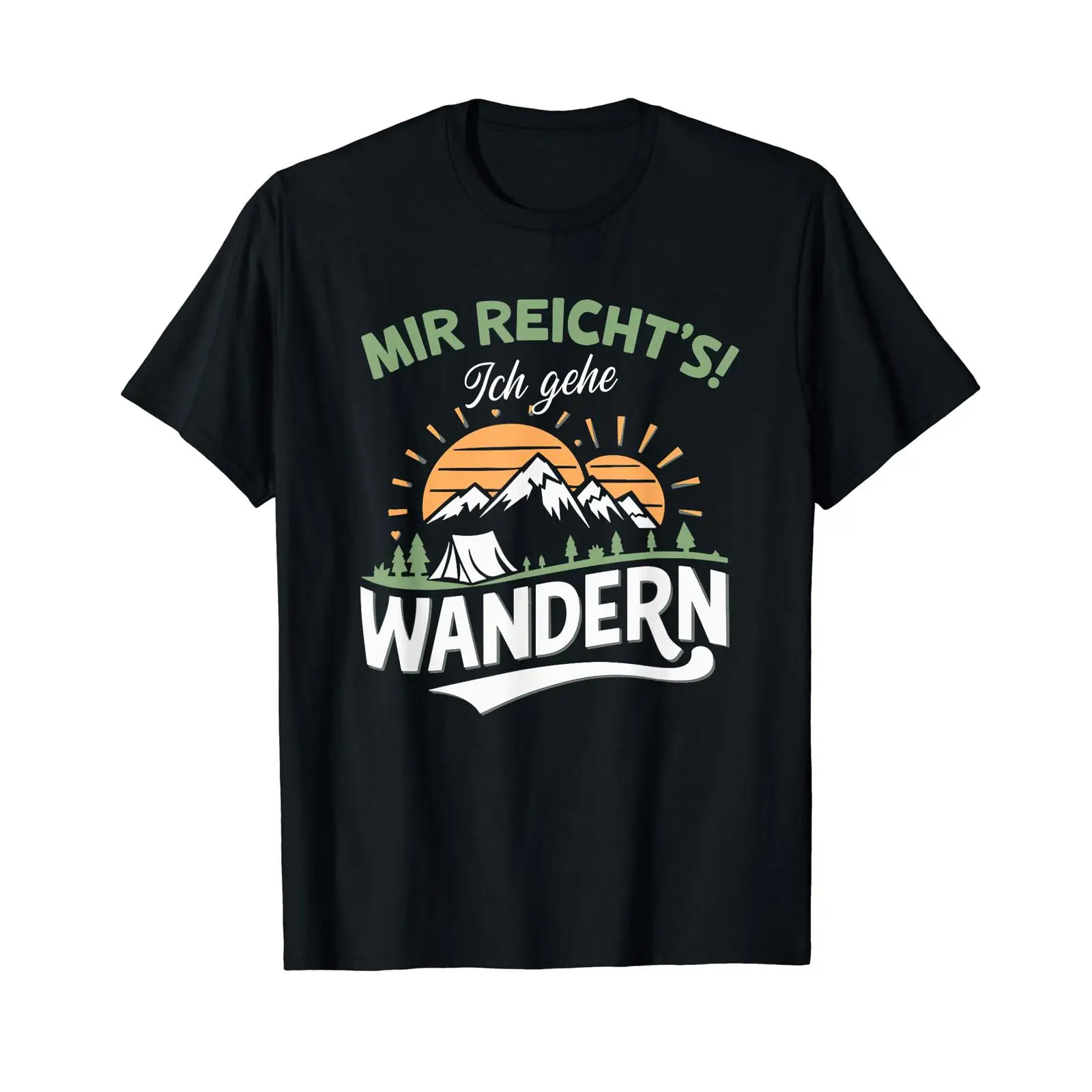 Outdoor Adventure Quotes - Gesponsorde advertentie-T-shirt met Duitse tekst quot