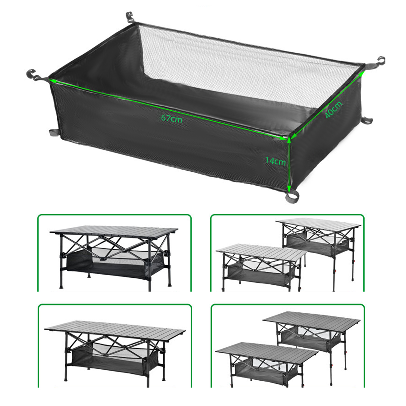 Outdoor Adventure Brands - Mandorganisator Nettas voor picknicks Wandelen Outdoor-avonturen