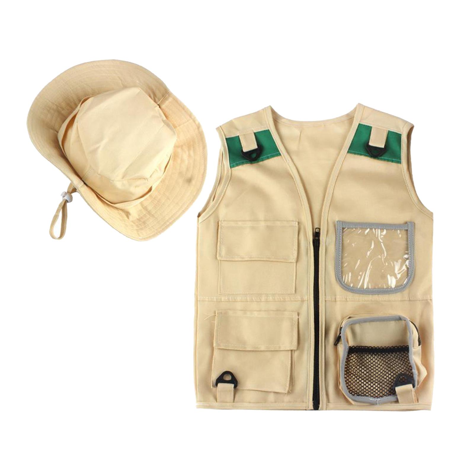 Outdoor Adventure Boys - Safari Kids Outdoor Explorer Kit,Cargo Vest