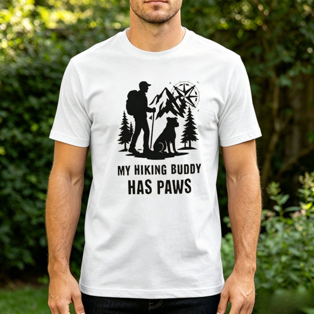 Outdoor Adventure Ideas - Wandelshirt voor mannen, hondenliefhebber, outdoor avontuur,