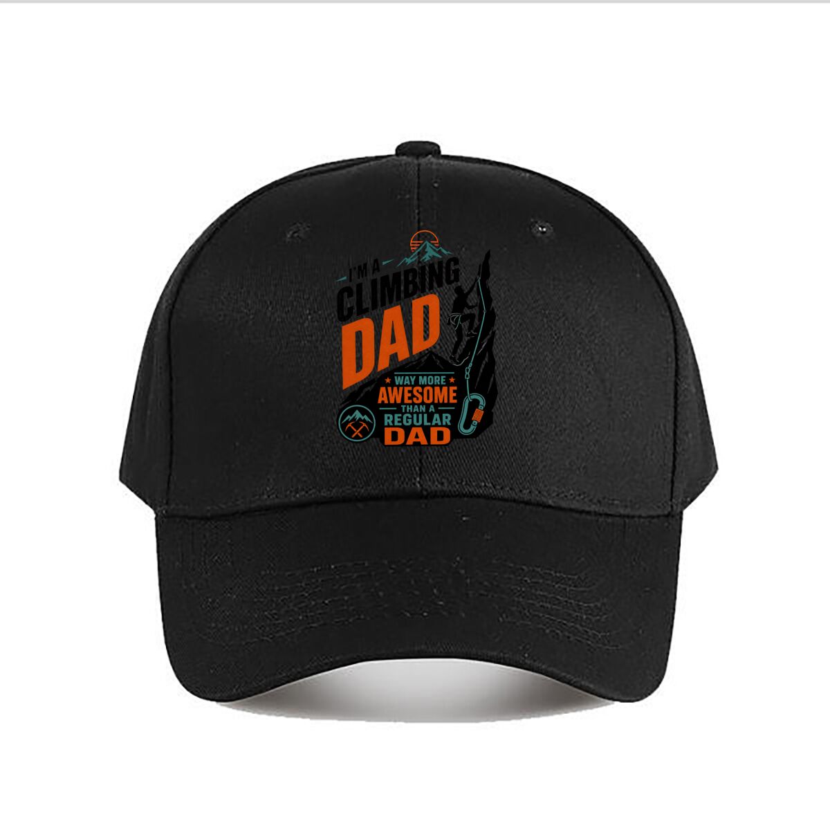 Outdoor Adventure Quotes - Rotsklimmen Vader Avontuur Citaat Baseball Cap