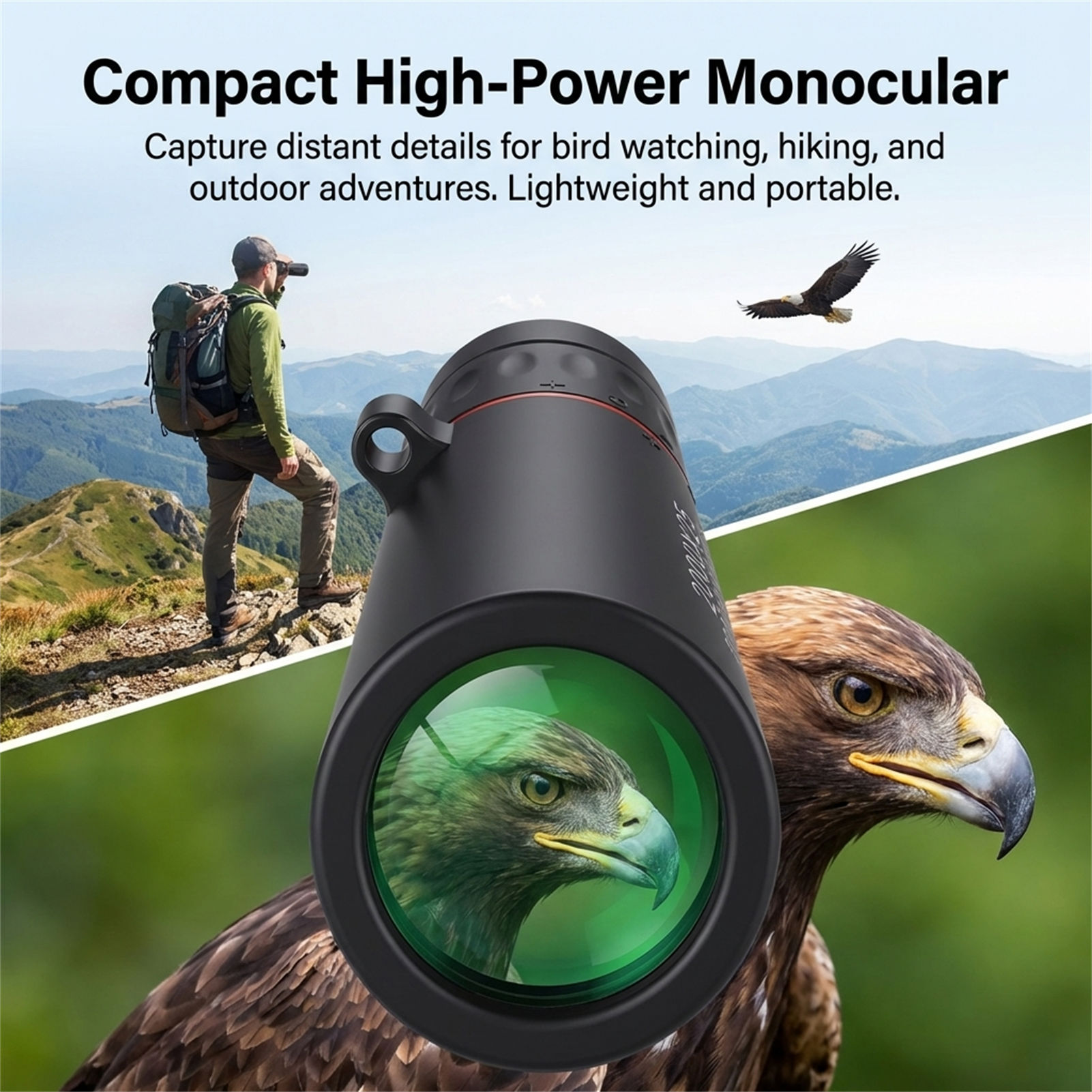 Mini-monoculaire telescoop met - Outdoor Adventure Watches recensie en prijs