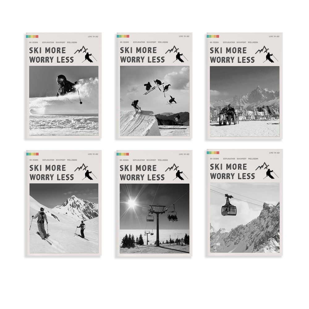 Ski meer zorgen minder poster, - Outdoor Adventure Ideas recensie en prijs