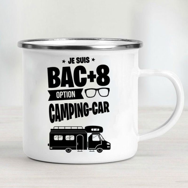 Camping Auto Emaille Mok Adven - Outdoor Adventure Ideas recensie en prijs