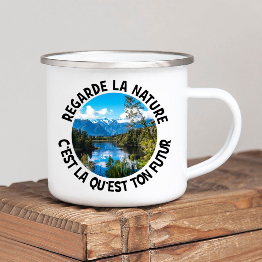 Forest Camp Emaille Koffiemok  - Outdoor Adventure Ideas recensie en prijs