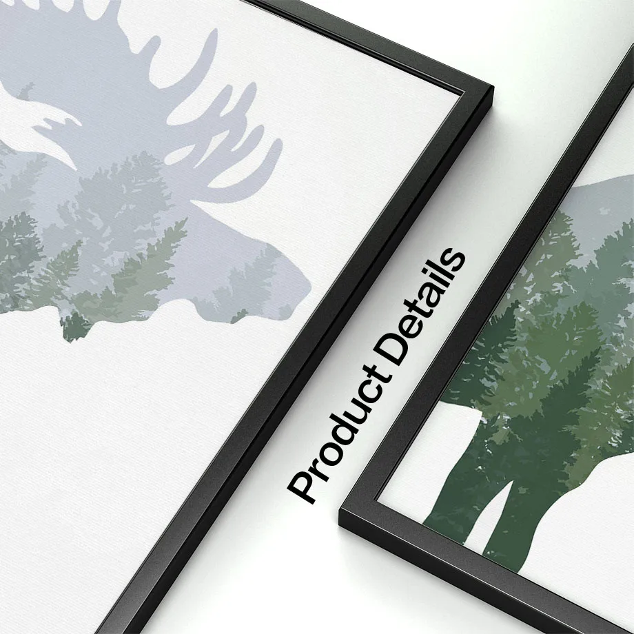 Green Woodland Deer Bear Moose - Outdoor Adventure Quotes recensie en prijs