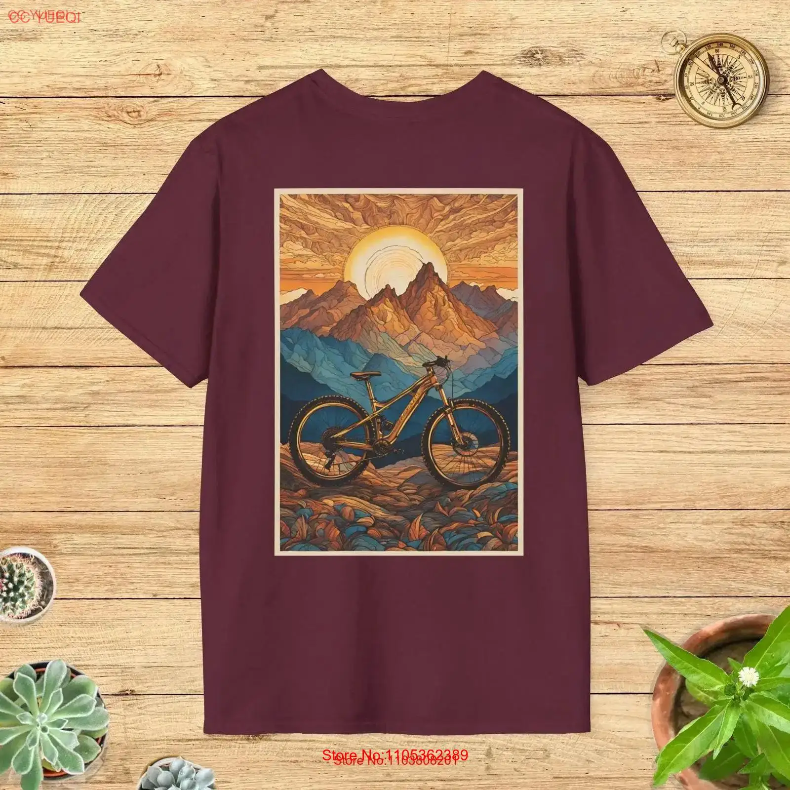 Scenic Mountain Bike Art T-shi - Outdoor Adventure Ideas recensie en prijs